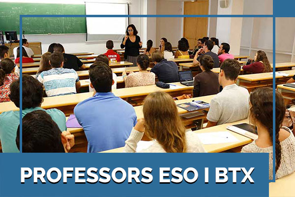 Oposicions a Cos de Professors d'ESO i BTX